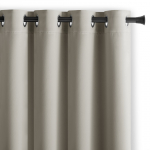 Pimendav kardin, lipsuga Restilo Blackout, helebeež, 140 cm x 175 cm