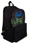 Kooli seljakott Kruzzel Gamer 24532, must v., 28 cm x 20 cm x 44 cm