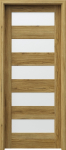Siseukseleht raam Porta Trim Lite B5, parempoolne, catania tamm, 203 x 84.4 x 4 cm