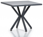 Aialaud Kalune Design Samara 1, must v./hall v., 94 cm x 94 cm x 78 cm