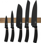 K&ouml;&ouml;ginugade komplekt, magnetilise riidepuuga Berlinger Haus Black Rose BH-2884, 6 tk