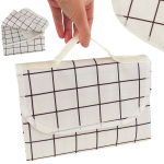 Matkamatt, valge, 150 x 150 cm