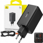Adapter Baseus GaN6 Pro, 2 x USB/2 x USB-C, must v., 65 W