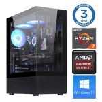 Statsionaarne arvuti Intop Ryzen 7 5700X, DDR4 16 GB, SSD+HDD 1 TB 2 TB, AMD Radeon RX 6600 8 GB GDDR6, Windows 11 Home