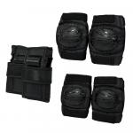 Laste kaitsmete komplekt, M, must