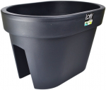 R&otilde;dukast Lofly Railing, plastik, 40 cm x 26.5 cm, antratsiit v.