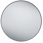 Peegel M&M Britta, rippuv, 110 cm x 110 cm, must v.