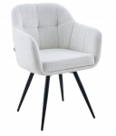 Tugitool Homla Comodo 774942, hele pruun - ecru, 59 cm x 58 cm x 84 cm