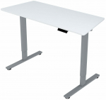 Arvutilaud reguleeritava k&otilde;rgusega Home4you Ergo Fit K187181, 120 cm x 60 cm, 71.6 - 116 cm, valge v./h&otilde;be v.