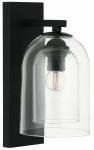 Valgusti seinale Light Prestige Elaris, E27, 1 x 15 W, l&auml;bipaistev v./must v.