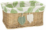 Korv Home4you Willi Miro 88853, puuvill/paju, 35 cm x 22 cm