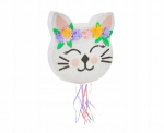 Dekoratsioon GoDan Kitten, valge v., 33 cm