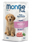 M&auml;rg koeratoit Monge Pate with Chunkies, k&ouml;&ouml;giviljad/sealiha, 0.085 kg