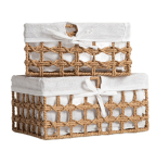 Korvide komplekt, esemete hoidmiseks Homla Melkaro 787461, pruun v., 29.5 x 20 x 14 cm