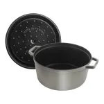 Emailitud malmpott Staub La Cocotte 40509-312-0, &Oslash;26 cm, 5.25 l, hall v.