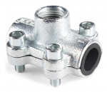 Malmist torusadul Gebo 01.261.28, 1" x 1/2" x 3/4", malm/metall