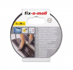 Kaitsekummiriba Fix-O-Moll 3567012, must, 300 cm x 3.8 cm