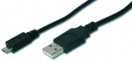 Juhe Assmann USB / USB-micro AK-300127-010-S USB 2.0 A male, Micro USB 2.0 B male, 1 m, must v.