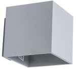 Valgusti seinale Sollux Quad SL.0058, GU10, 1 x 40 W, hall v. / hall v.