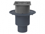 Trapp H&L HL310Prblue, DN50/75/110, 123 mm x 123 mm, 115 mm