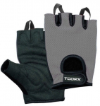 S&otilde;rmeotsteta kindad Toorx AHF029, must/hall, L