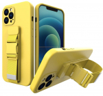 Telefoni &uuml;mbris Hurtel Rope Case, Apple iPhone 13 Pro Max, kollane v.
