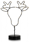 Dekoratsioon DecoKing Luna Reindeer, 33 cm, must