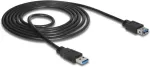 Juhe Delock USB 85055 3.0 3.0 USB Male, 3.0 USB Female, 1.5 m, must v.