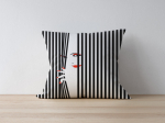 Dekoratiivpadjap&uuml;&uuml;r Mioli Decor 1058, valge v./must v., 43 cm x 43 cm