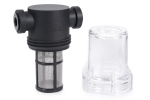 Filter Alphacool ES Big Inline particle filter 2x G1/4 IG, 9.5 cm, l&auml;bipaistev v./must v.