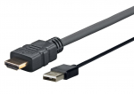 Kaabel Vivolink Pro HDMI, USB, 5 m, must