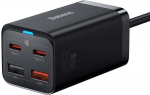 Telefoni laadija Baseus CCGP040101, 2 x USB/2 x USB-C, 100 cm, must v., 65 W