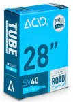 Jalgrattarehvi sisekumm ACID Road Super Lite TUBE206, kumm, must, 28"