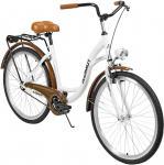 Jalgratas linna- Azimut Classic, 26 ", 17'' raam, valge