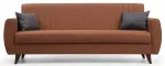 Diivanvoodi Hanah Home Alkon Alkon, punane v., 214 x 77 cm x 86 cm
