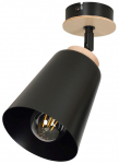 Valgusti lagi Emibig Atlas 1, E27, 1 x 15 W, must v.