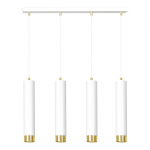 Valgusti rippuv Emibig Kibo 4, GU10, 4 x 8 W, valge v.