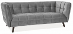 Diivan Castello Velvet 3, hall v., 200 x 60 cm x 78 cm