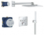 Varjatud du&scaron;ikomplekt Grohe Grohtherm SmartControl, kroom v.