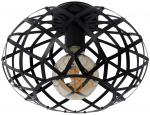 Valgusti lagi Lucide Wolfram 21117/30/30, E27, 1 x 40 W, must v.