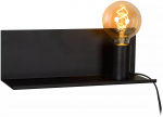 Valgusti seinale Lucide Sebo 06218/01/30, E27, 1 x 40 W, must v.
