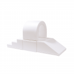 Pehmete klotside m&auml;nguv&auml;ljak, v&auml;ike tunnel, valge