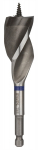 Puidu puur Irwin Blue Groove Power, puit, hex, 22 mm x 15.2 cm