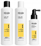 Juuksehoolduse komplekt Nioxin System 1 Kit, 3 tk