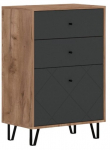 Kapp Bilbao BL18, grafiit v./tubakane tamm v., 40 cm x 63.4 cm x 95.5 cm