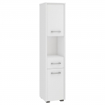 Vannitoa kapp Akord Fin 30 2D, valge v., 30 cm x 30.4 cm x 140 cm