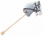 Ratsutamism&auml;nguasi, helidega hobune ZA5442, puit, pl&uuml;&uuml;s, hall v.