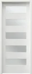 Siseukseleht raam Porta Trim Lite B5, vasakpoolne, wenge white v., 203 x 84.4 x 4 cm