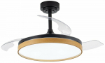 Laeventilaator koos lambiga CristalRecord Panam 85-021-42-188, 72 W, 1 tk