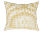 Dekoratiivne padi Living, valge/kollane, 45 cm x 45 cm